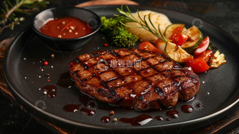 高清大图下载【趣麦麦图】美味的牛排摄影
