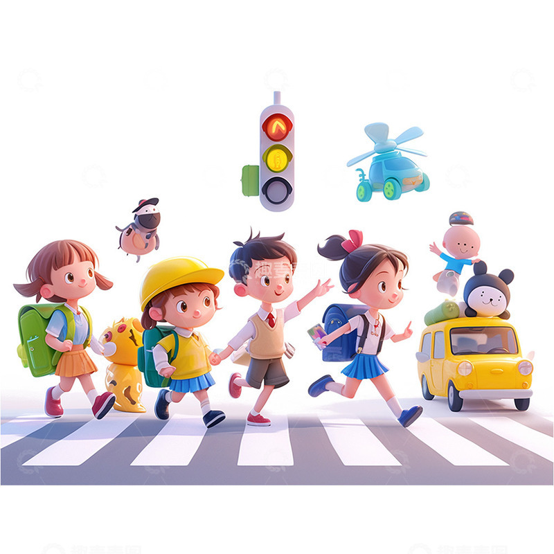 行人过马路车辆让行