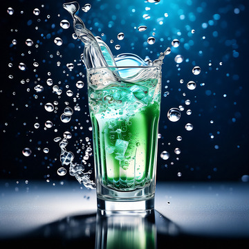 冰爽夏日冰饮饮料