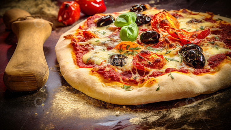高清大图下载【趣麦麦图】披萨美食美味食物场景食材