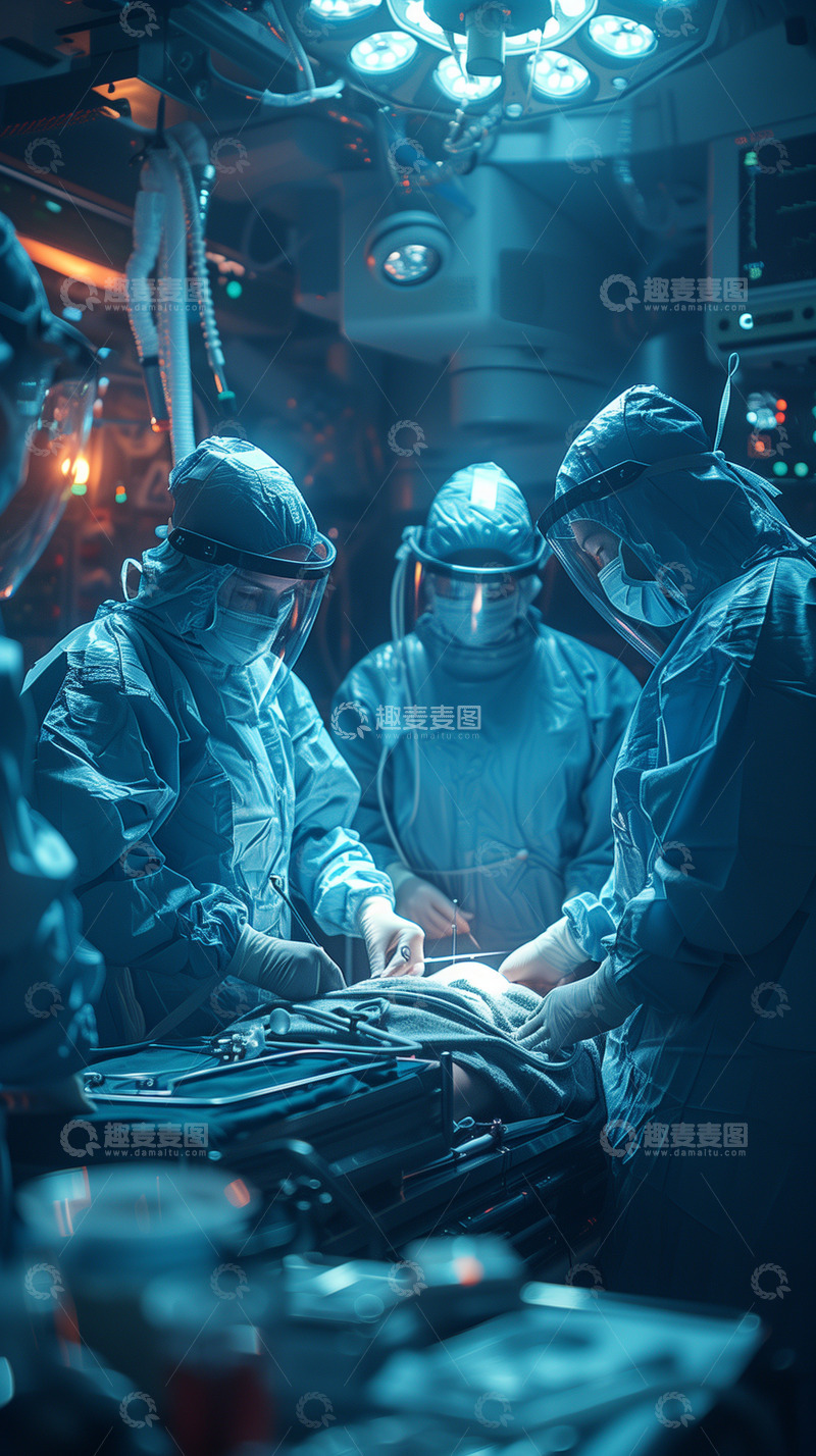 高清大图下载【趣麦麦图】医疗手术背景