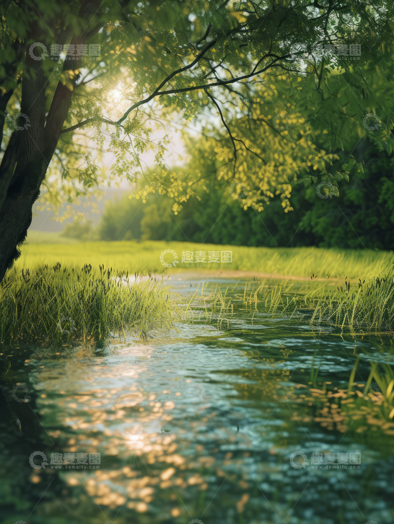 高清大图下载【趣麦麦图】天然树林灌木树木