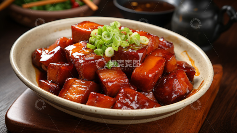 高清大图下载【趣麦麦图】老上海红烧肉