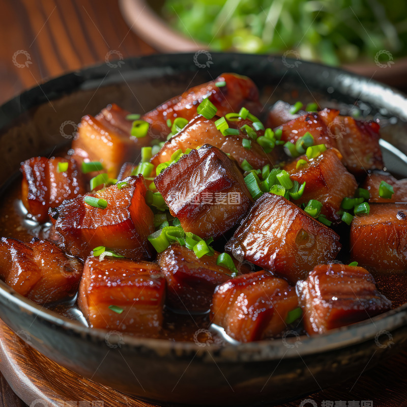 高清大图下载【趣麦麦图】农家美味红烧肉