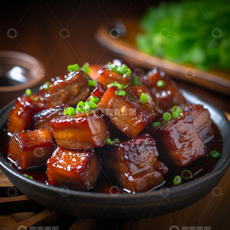 高清大图下载【趣麦麦图】红烧肉餐饮美食