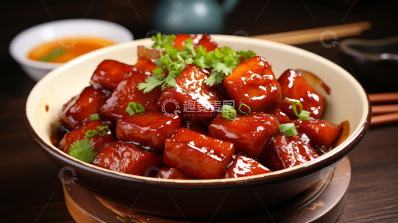 高清大图下载【趣麦麦图】罐子坛香红烧肉