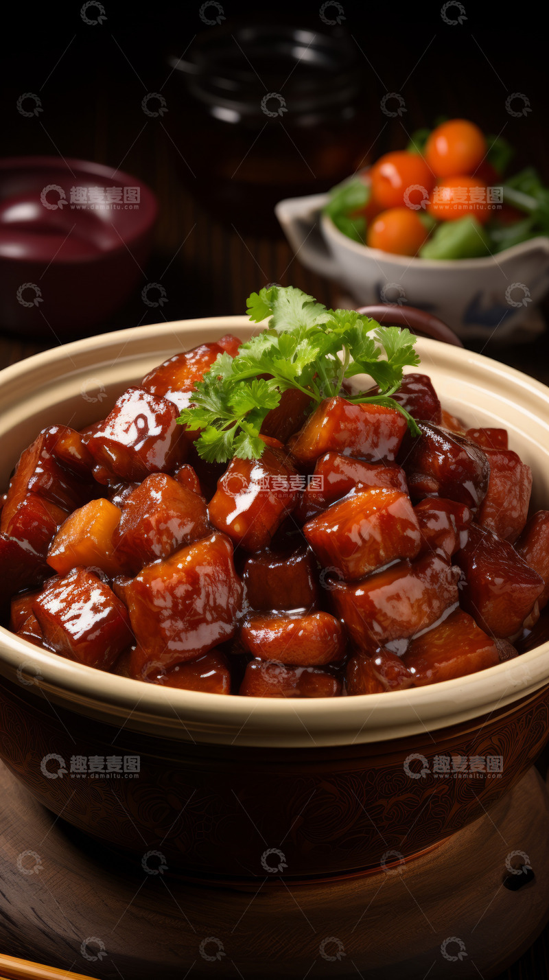 高清大图下载【趣麦麦图】农家秘制红烧肉