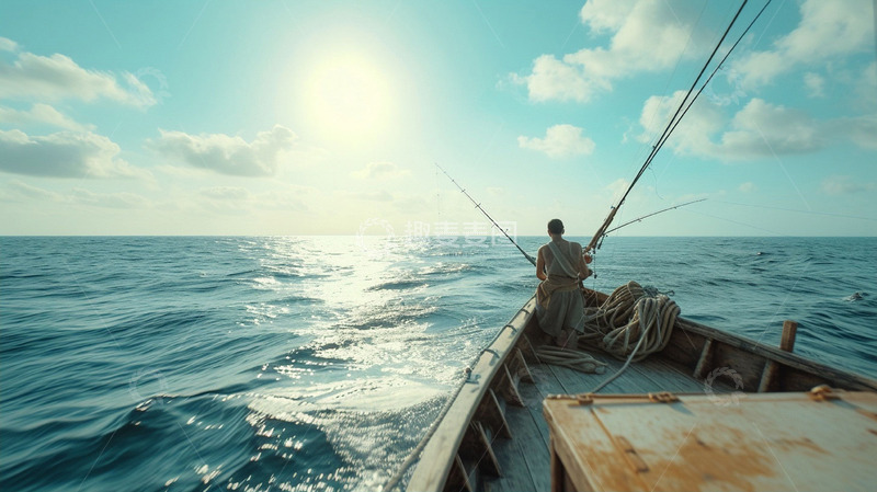 五一实拍渔民捕鱼场景