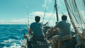 劳动节渔民出海打鱼