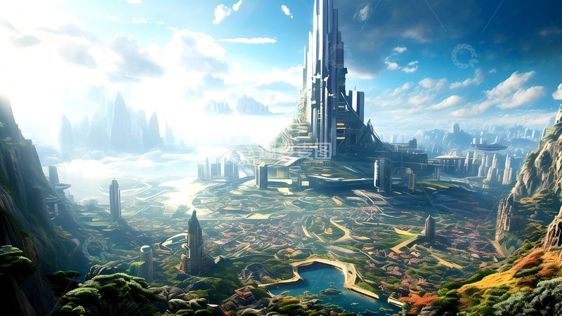 高清大图下载【趣麦麦图】科幻未来世界