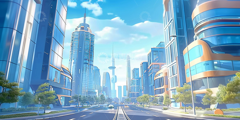 高清大图下载【趣麦麦图】城市高楼建筑