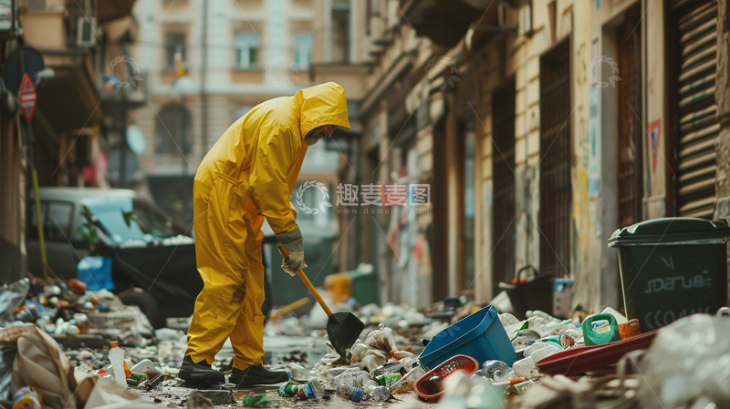 劳动节工作的劳动人民