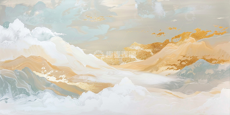 高清大图下载【趣麦麦图】云雾古风山脉