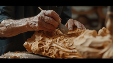 五一木雕艺术家