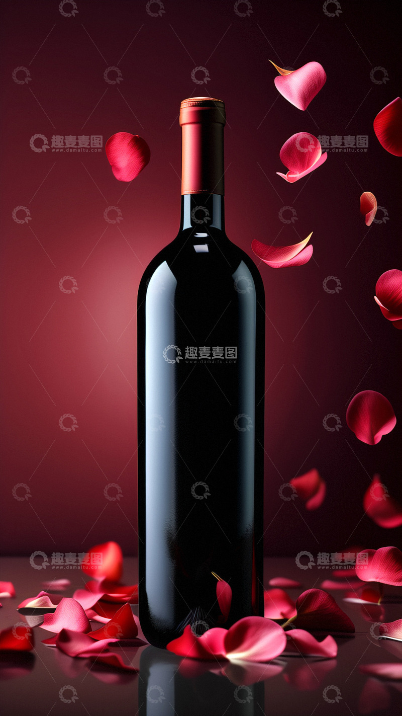 高清大图下载【趣麦麦图】红酒海报背景红酒广告背景