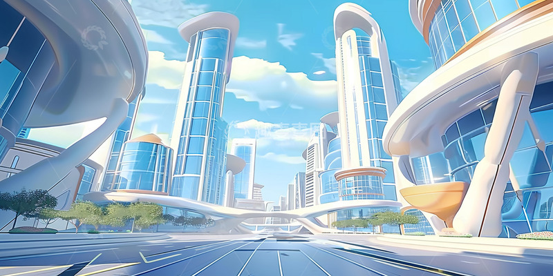 高清大图下载【趣麦麦图】城市交通安全街道