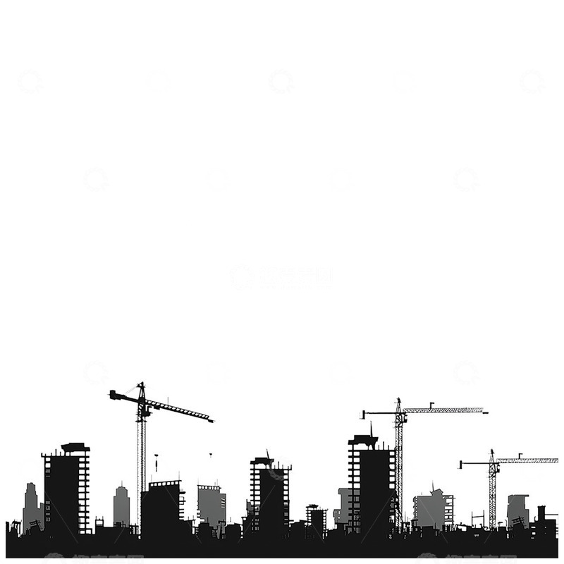 高清大图下载【趣麦麦图】建筑施工剪影