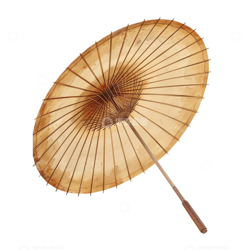 高清大图下载【趣麦麦图】古风黄色油纸伞