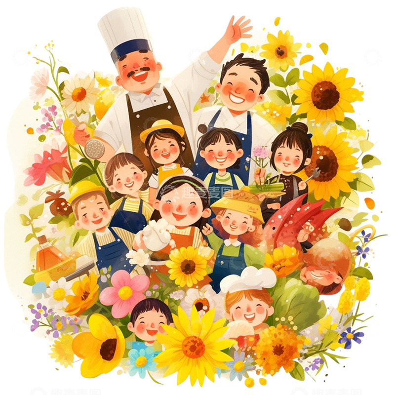 高清大图下载【趣麦麦图】五一劳动人物合集