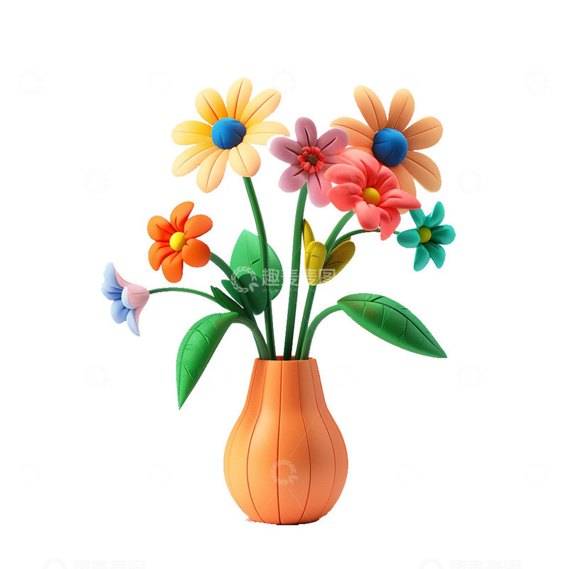 高清大图下载【趣麦麦图】彩色花束图片