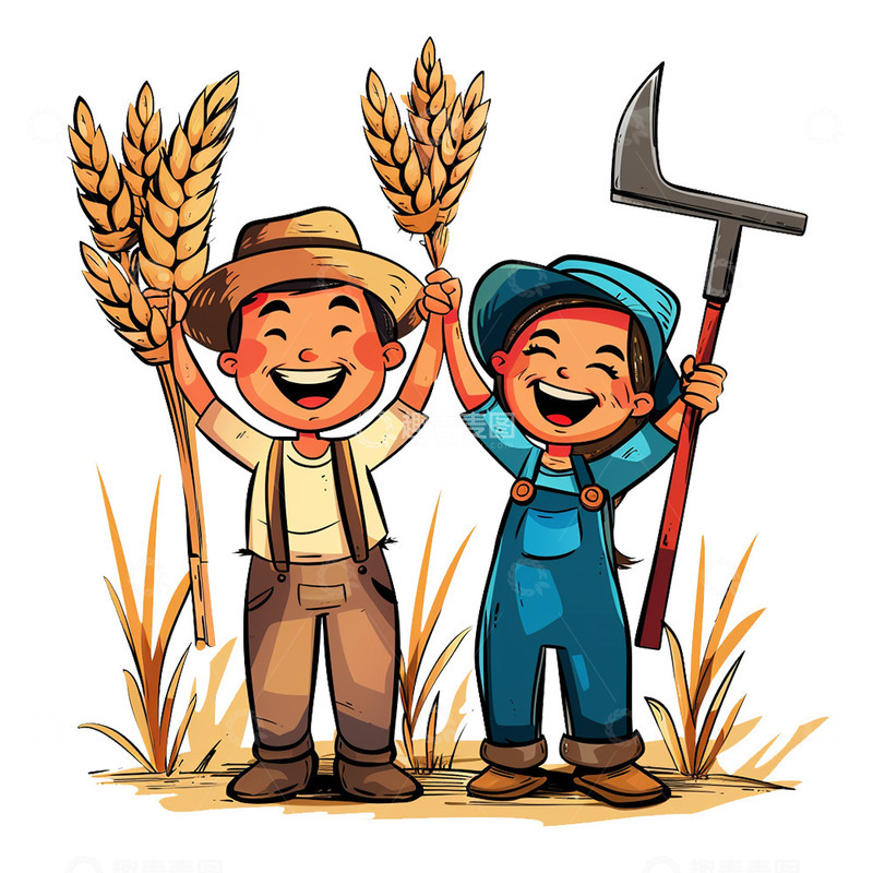 农民丰收场景