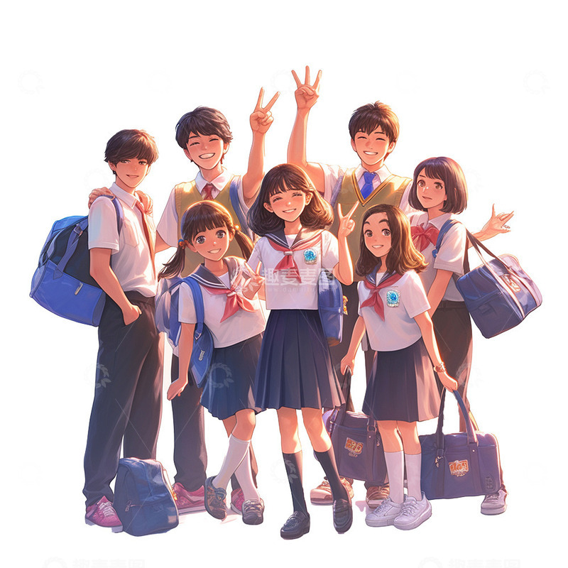 高清大图下载【趣麦麦图】阳光开朗青年人群