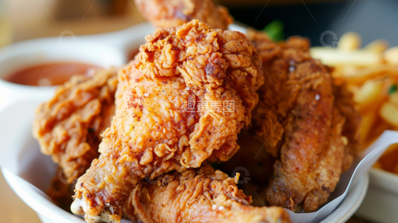 高清大图下载【趣麦麦图】薯条鸡块西餐