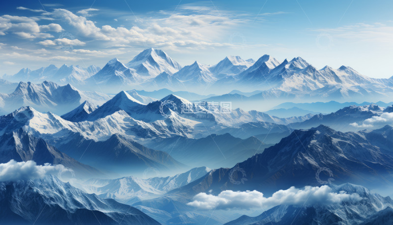 高清大图下载【趣麦麦图】雪山自然景观风景