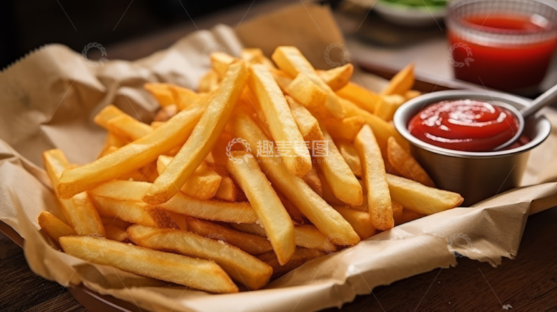 高清大图下载【趣麦麦图】美味炸薯条二