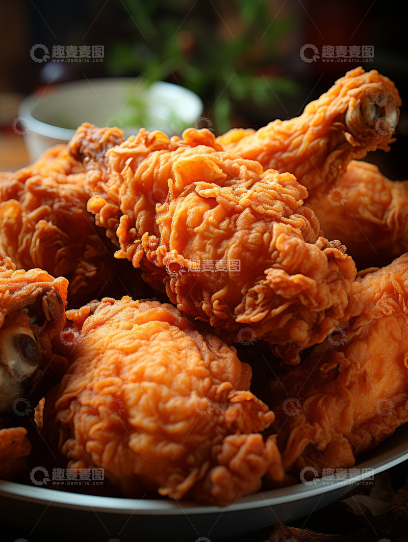 高清大图下载【趣麦麦图】美味炸鸡图片