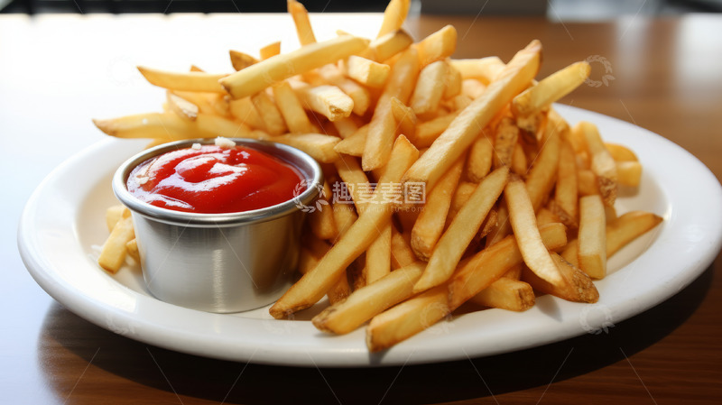 高清大图下载【趣麦麦图】家庭氛围炸薯条