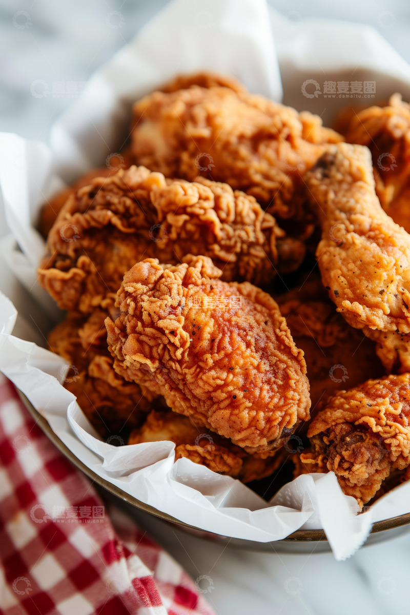 高清大图下载【趣麦麦图】炸鸡小吃美食