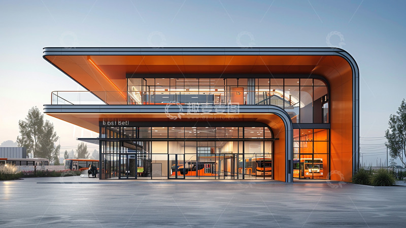 高清大图下载【趣麦麦图】景观室外建筑物效果图