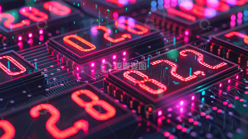 高清大图下载【趣麦麦图】数字科技未来集成光效场景