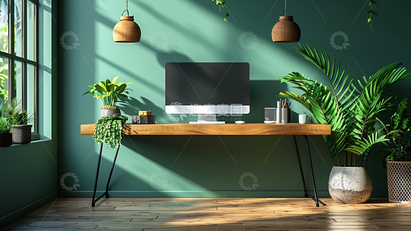 高清大图下载【趣麦麦图】电脑桌设计效果图