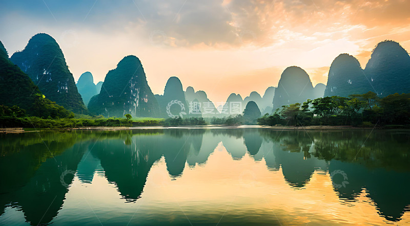 高清大图下载【趣麦麦图】桂林山水大自然风景