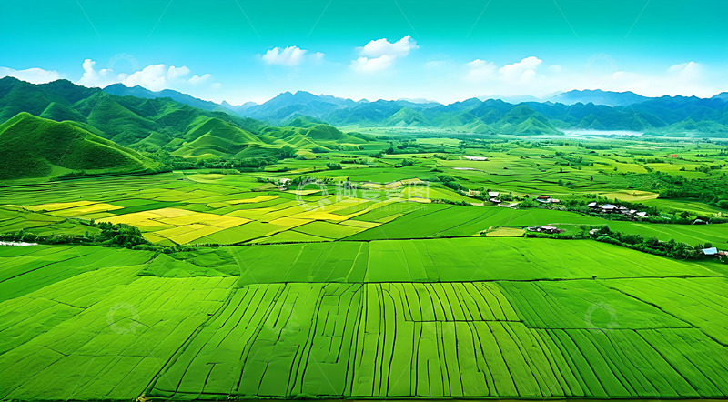 高清大图下载【趣麦麦图】稻田农业水稻种植