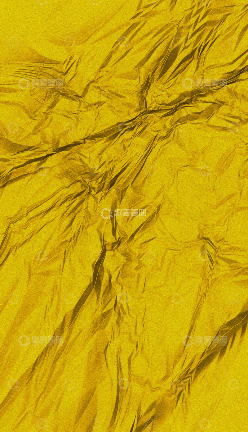 高清大图下载【趣麦麦图】金色金属布料褶皱纹理