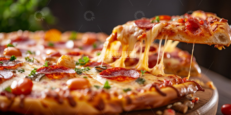 高清大图下载【趣麦麦图】披萨美食美味芝士