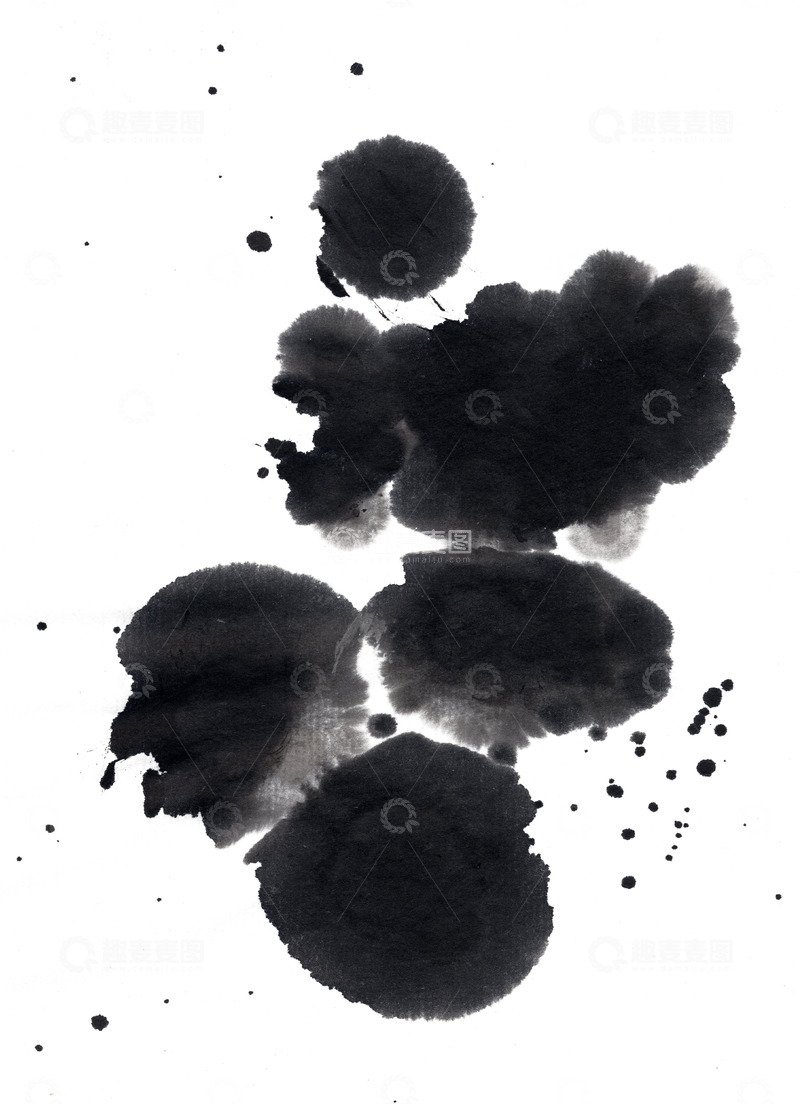 高清大图下载【趣麦麦图】墨迹墨水墨汁色块