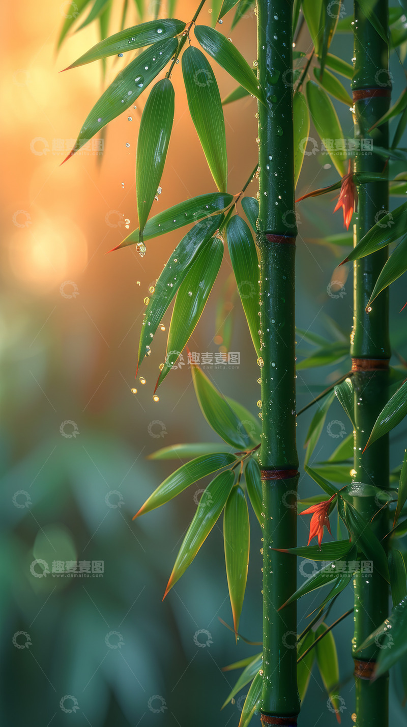 高清大图下载【趣麦麦图】竹子树木自然竹林