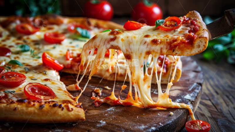 高清大图下载【趣麦麦图】披萨美食美味食物