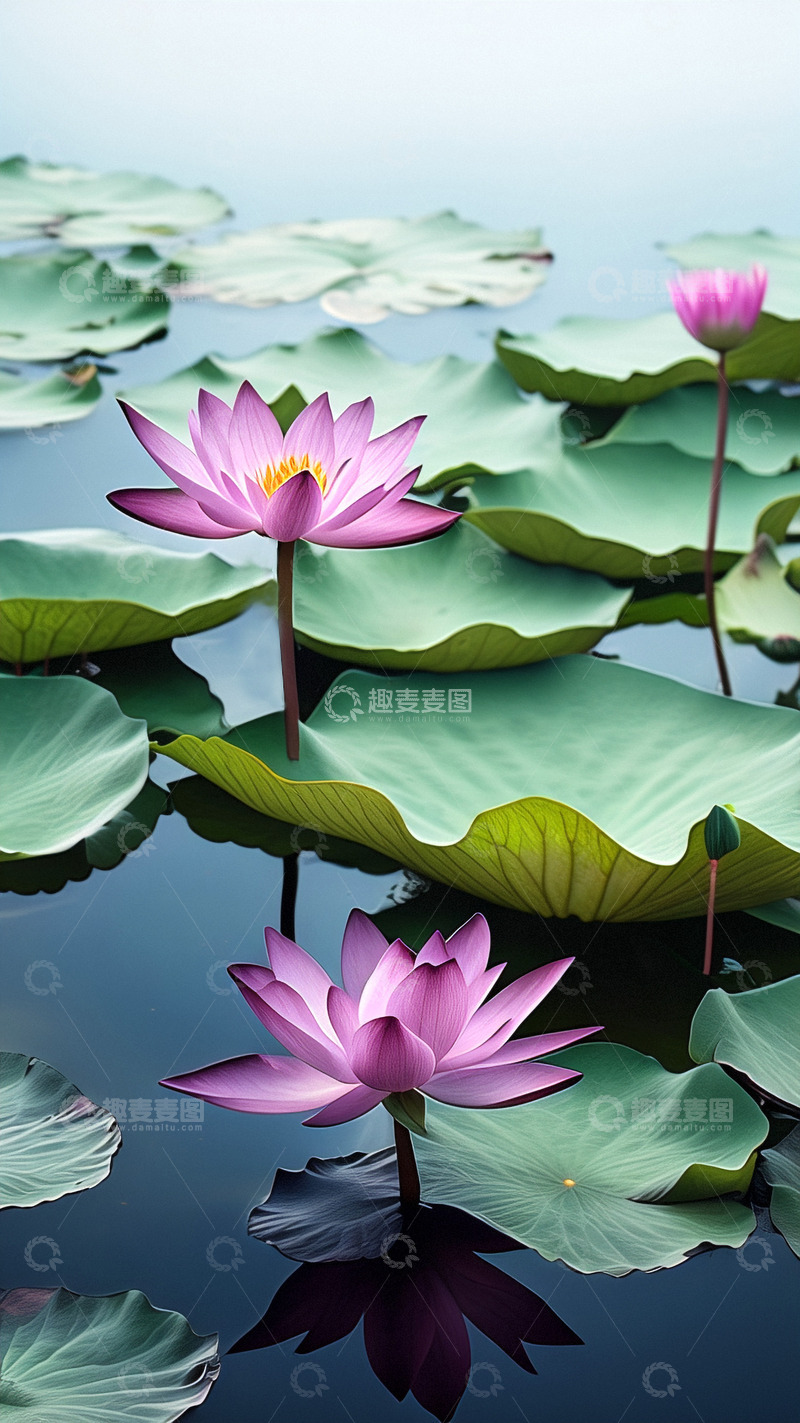 高清大图下载【趣麦麦图】荷花莲花花之物语