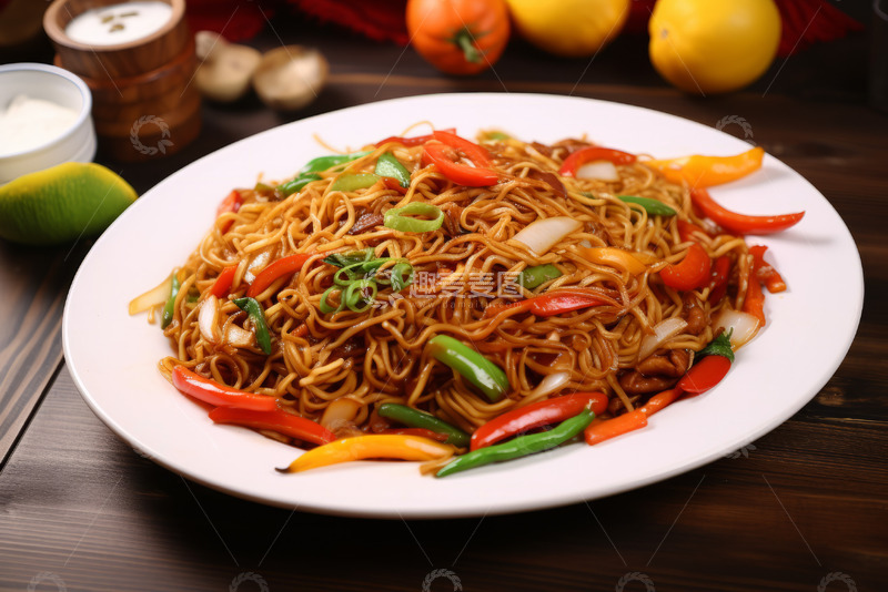 高清大图下载【趣麦麦图】面食炒面配菜