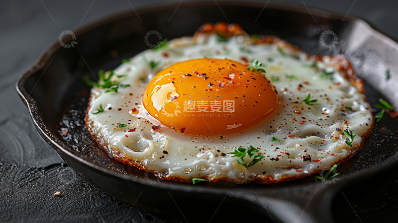 高清大图下载【趣麦麦图】煎蛋早餐食物摄影