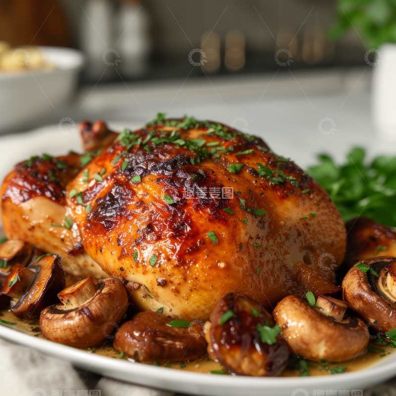 高清大图下载【趣麦麦图】烤鸡食物美食摄影