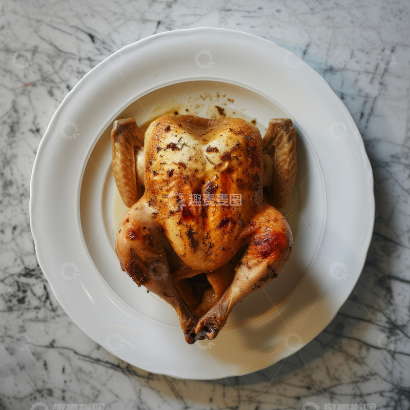 高清大图下载【趣麦麦图】感恩节火鸡烤肉