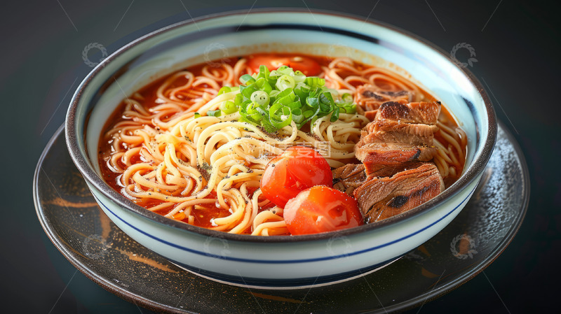 高清大图下载【趣麦麦图】手工番茄牛肉面