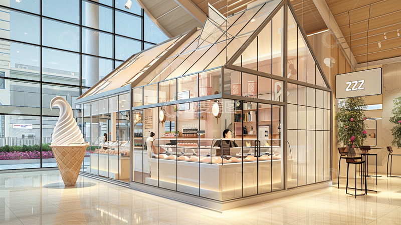 高清大图下载【趣麦麦图】店铺效果图设计