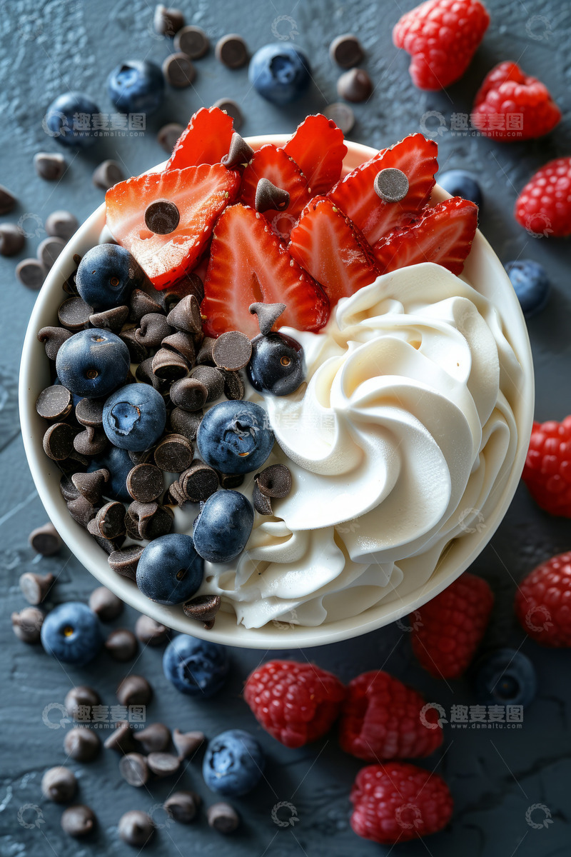 高清大图下载【趣麦麦图】美味香草冰淇淋